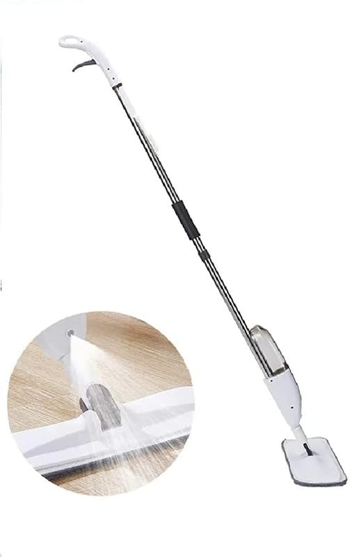 Downtown Spray Mop Floor Cleaning System, Refillable Water Tank and 360 Degree Rotating Head for Home Floor Cleaning