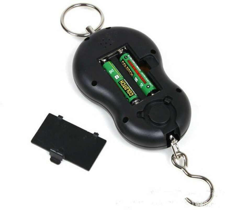 Downtown Digital Hanging Scale, Portable Electronic Luggage and Kitchen Scale with LCD Display, Heavy Duty Hook Weighing Scale for Travel Fishing Home and Market Use