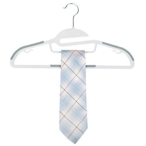 Downtown 10-Piece Non-Slip Clothes Hangers Set, Slim Space Saving Wardrobe Hangers with 360 Degree Swivel Hooks