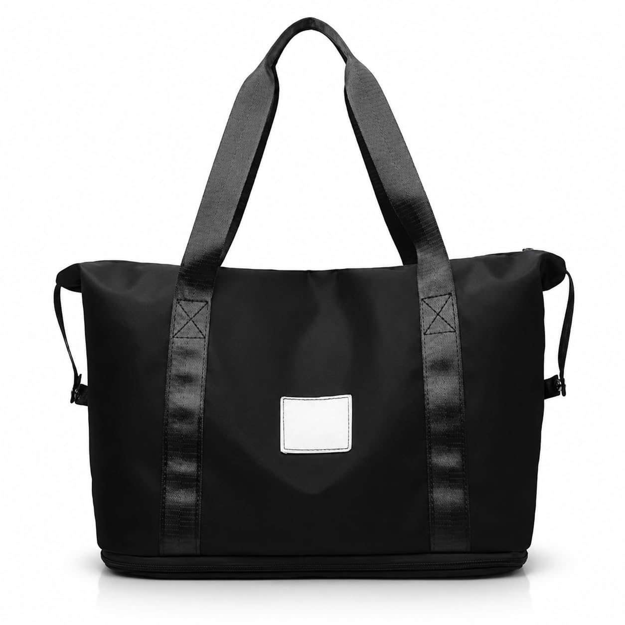 Downtown Purple Foldable Travel Duffel Bag, Large Capacity Weekend Tote, Lightweight Carry Bag for Luggage, Gym, Trips and Daily Travel Use