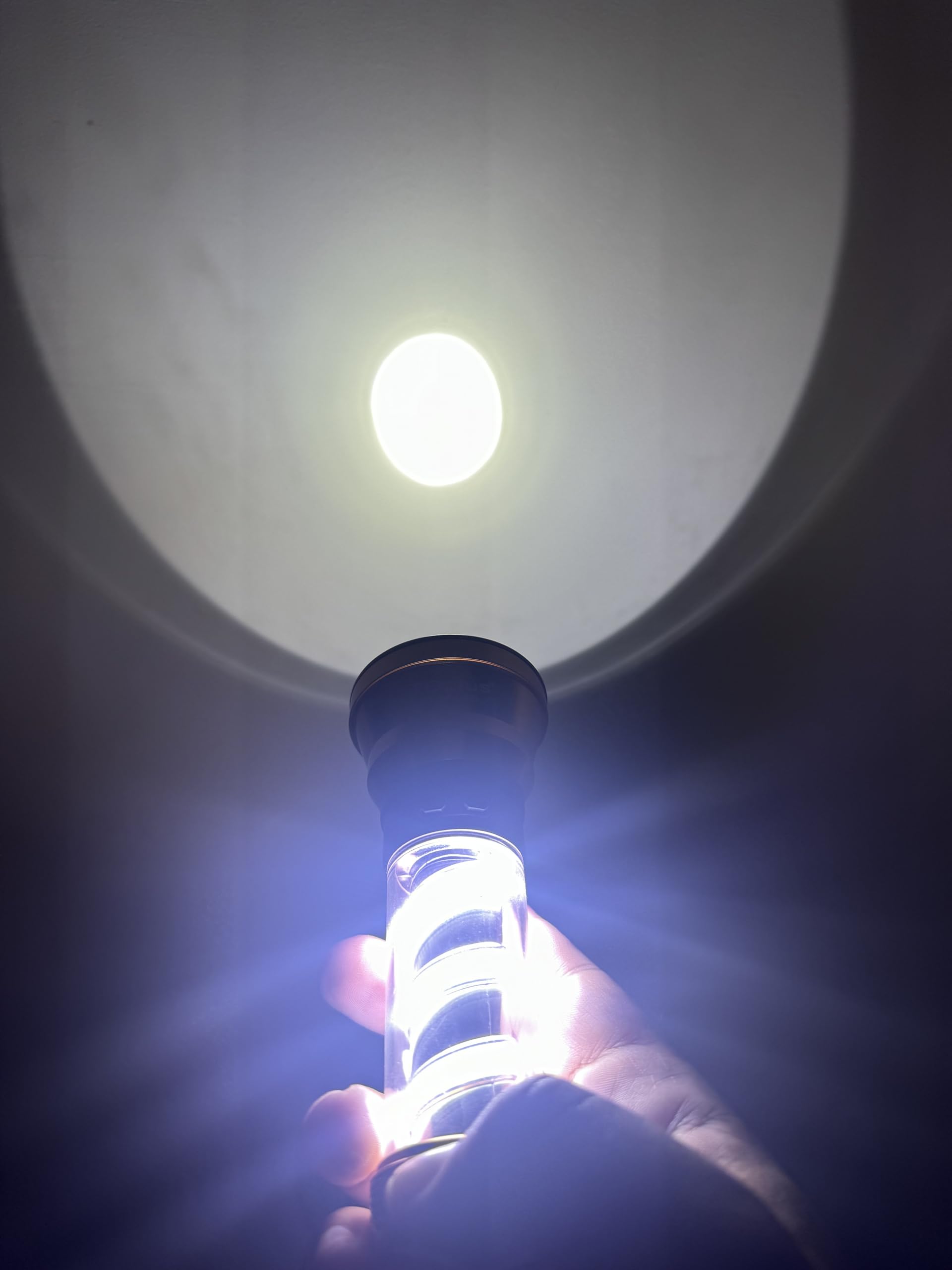 Downtown High-Power Outdoor Camping LED Flashlight, Extra Long Range Emergency Coil Light for Tent and Travel, Durable Rechargeable Handheld Torch for Hiking and Outdoor Night Activities