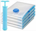 Downtown Vacuum Storage Bags Set Heavy Duty Space Saving Compression Bags for Clothes and Bedding with Manual Hand Pump Mixed Sizes
