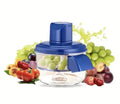 Downtown Electric Food Chopper USB Rechargeable 1500mAh, Portable Mini Food Processor for Garlic Onion Vegetables Nuts and Herbs