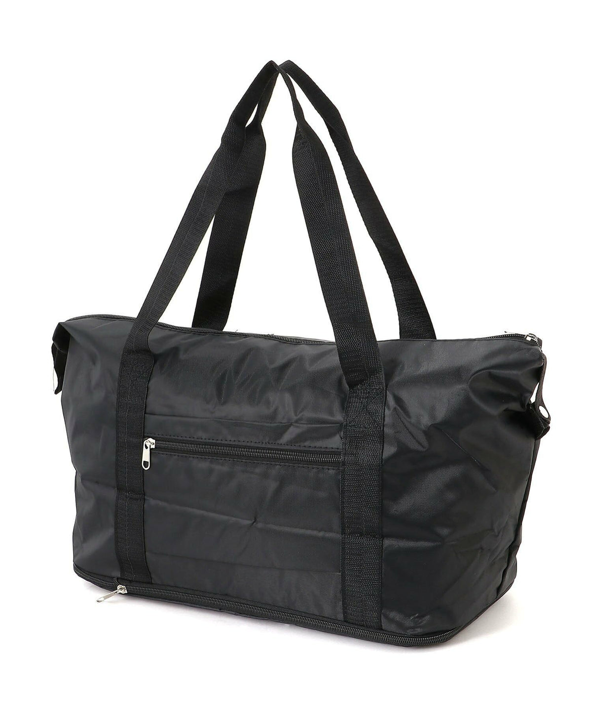 Downtown Expandable Travel Duffel Bag, Large Capacity Gym Tote and Travel Bag, Black, 41x28x23cm