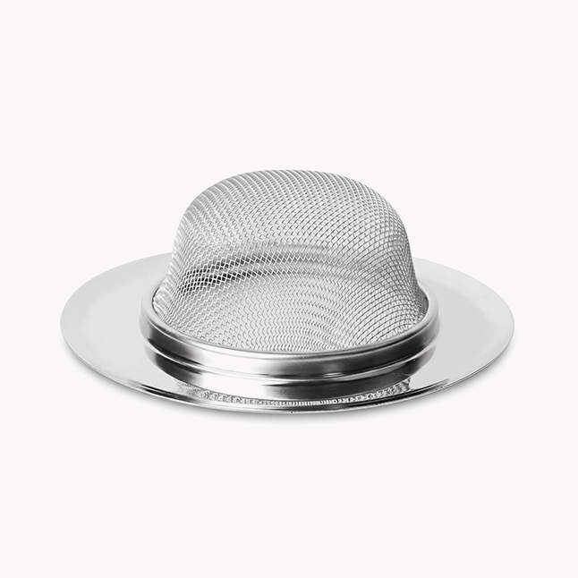 Downtown Stainless Steel Sink Drain Strainer, Kitchen Sink Filter with Fine Mesh Basket, Anti-Clog Hair and Food Catcher for Sink Bathroom Shower and Drain Use