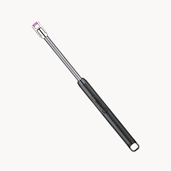 Downtown Electric Arc Lighter for Kitchen, USB Rechargeable Plasma Lighter with Long Flexible Neck, Windproof Flameless Lighter for Gas Stove BBQ Candles and Camping Use