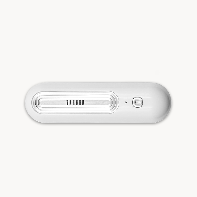 Downtown USB Refrigerator Deodorizer, White Electronic Air Purification Device, Silent Fridge Odor Eliminator with 10-Minute Working Cycles for Refrigerator and Freezer Use