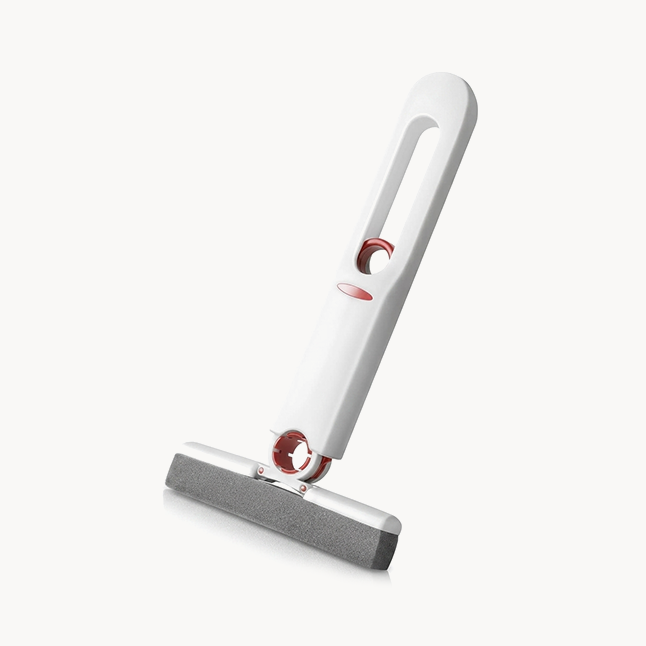 Downtown Mini Portable Hand-Free Squeeze Mop, Compact Sponge Cleaner for Desk Window Car and Glass Surfaces, Small Self-Squeeze Cleaning Tool for Quick Liquid Spill and Dust Removal