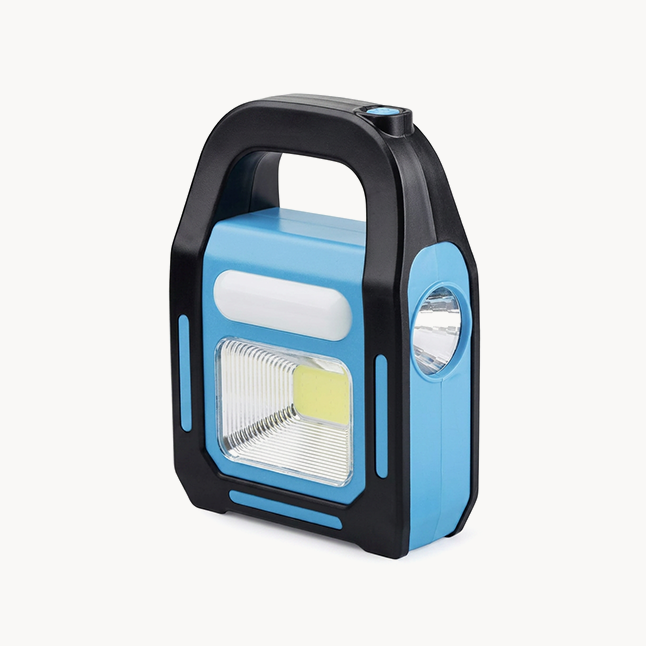 Downtown Rechargeable LED Camping Lantern with Power Bank and Flashlight – Portable Multi Function Emergency Light with USB Charging
