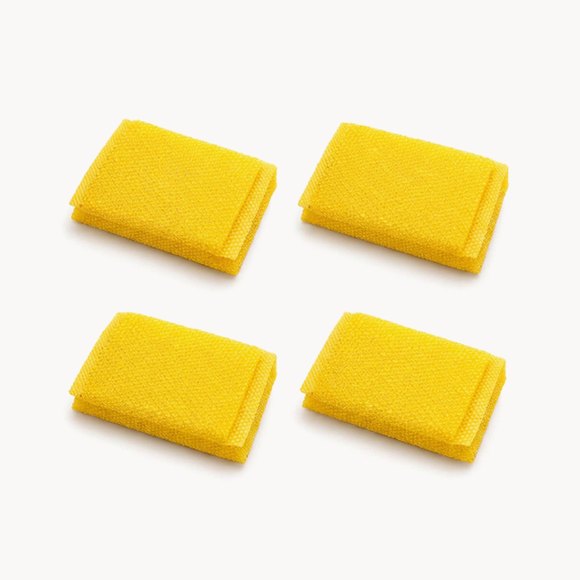 DOWNTOWN Cleaning Sponge Set – 4PCS Heavy-Duty Scouring Sponges for Kitchen Dishes, Sink & Cookware, Durable Multi-Purpose Cleaning Blocks