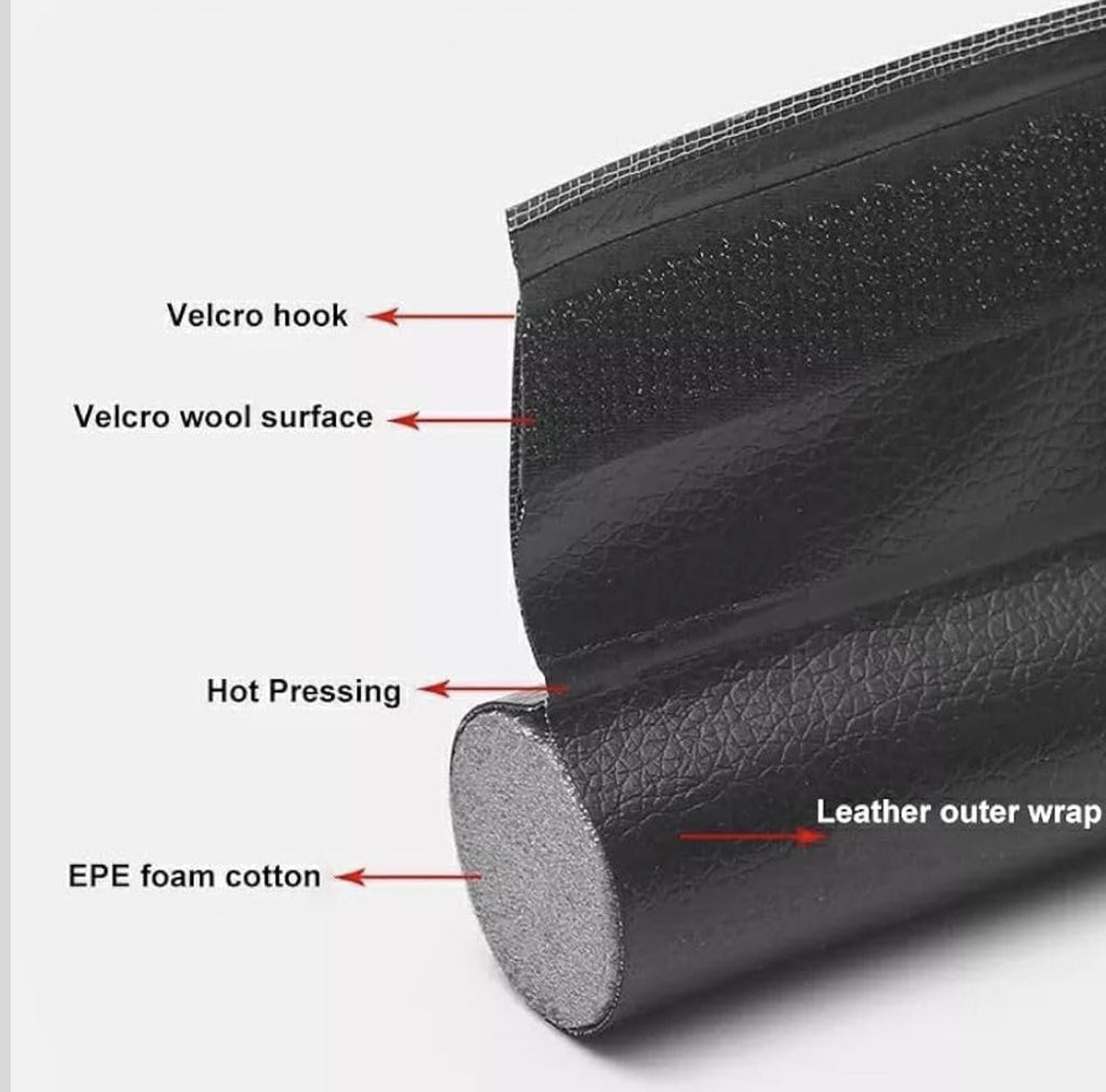 Downtown Door Draft Stopper Under Door Seal Strip Soundproof Wind Dust Blocker Insulation Strip
