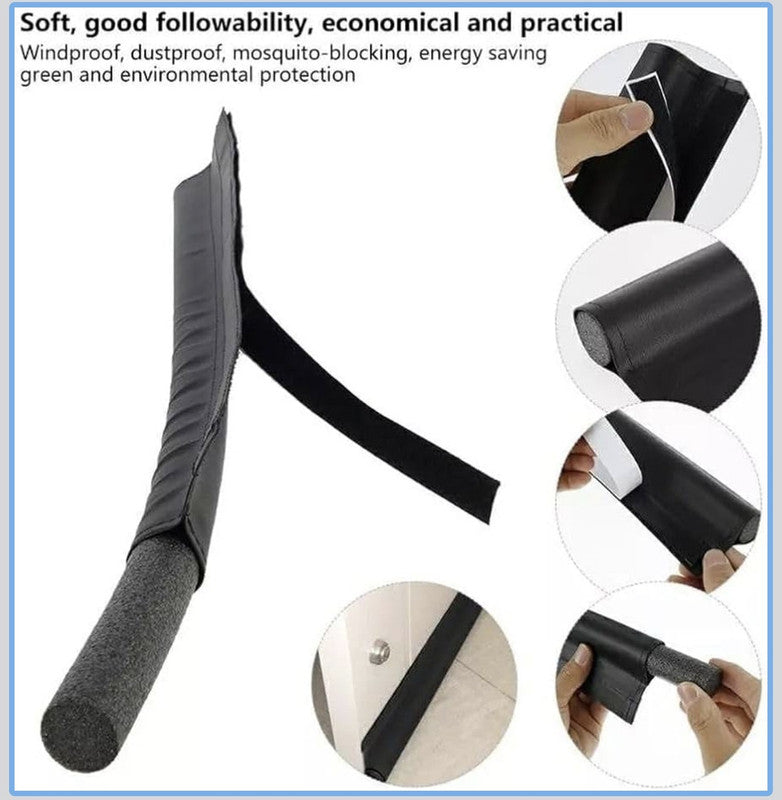 Downtown Door Draft Stopper Under Door Seal Strip Soundproof Wind Dust Blocker Insulation Strip