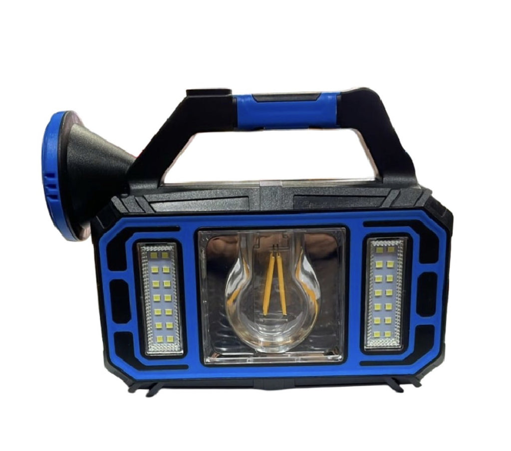 Downtown Rechargeable Emergency LED Lantern with Flashlight and Side Lights – Portable Multi Function Camping Light with USB Charging