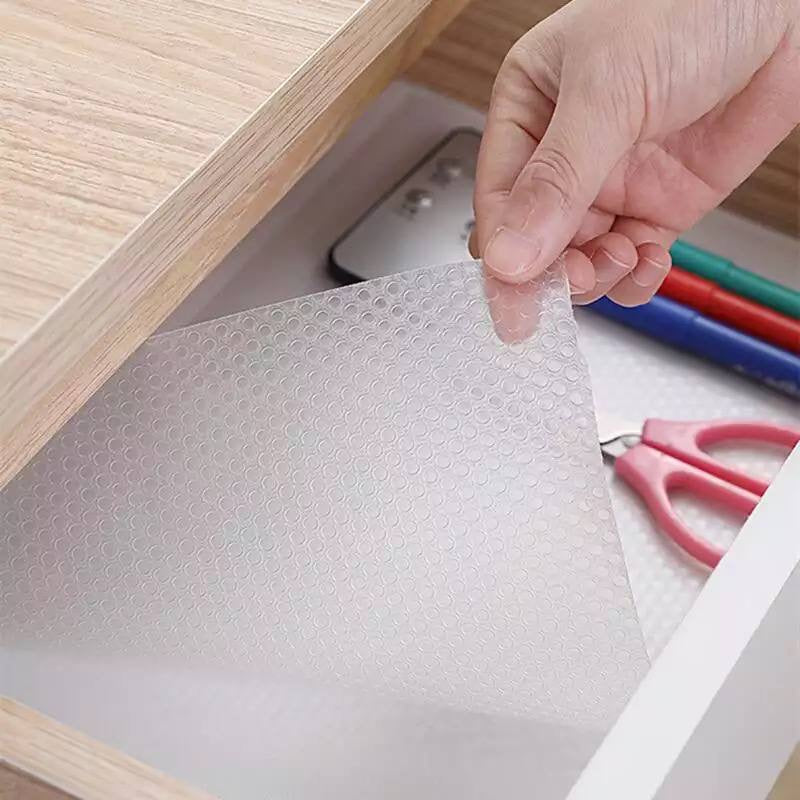 Downtown Drawer Liner Mat Non Slip Waterproof Shelf Liner Kitchen Cabinet Anti Slip Mat Roll Cuttable Organizer