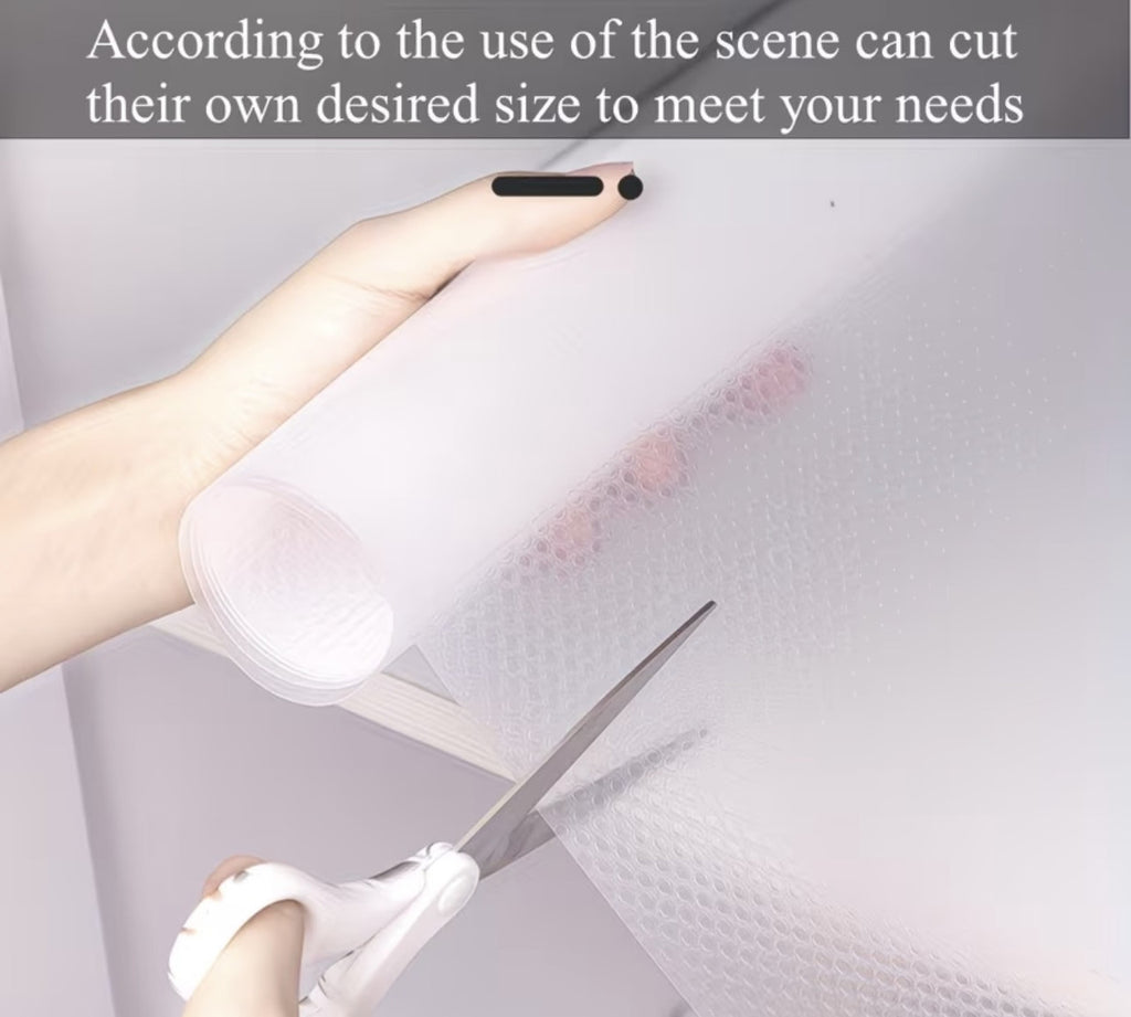 Downtown Drawer Liner Mat Non Slip Waterproof Shelf Liner Kitchen Cabinet Anti Slip Mat Roll Cuttable Organizer
